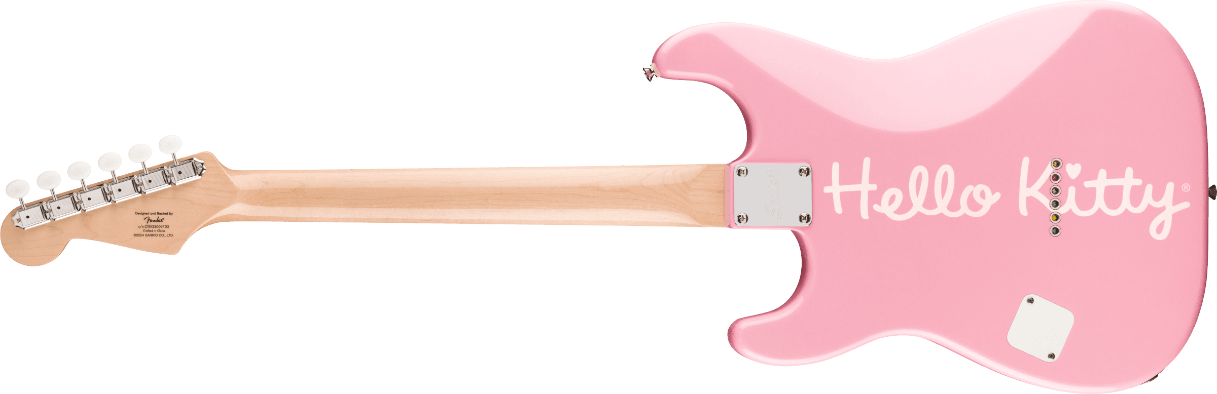 Squier Hello Kitty Stratocaster Limited Edition Pink