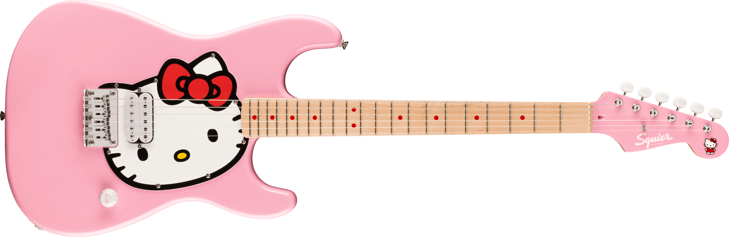 Squier Hello Kitty Stratocaster Limited Edition Pink