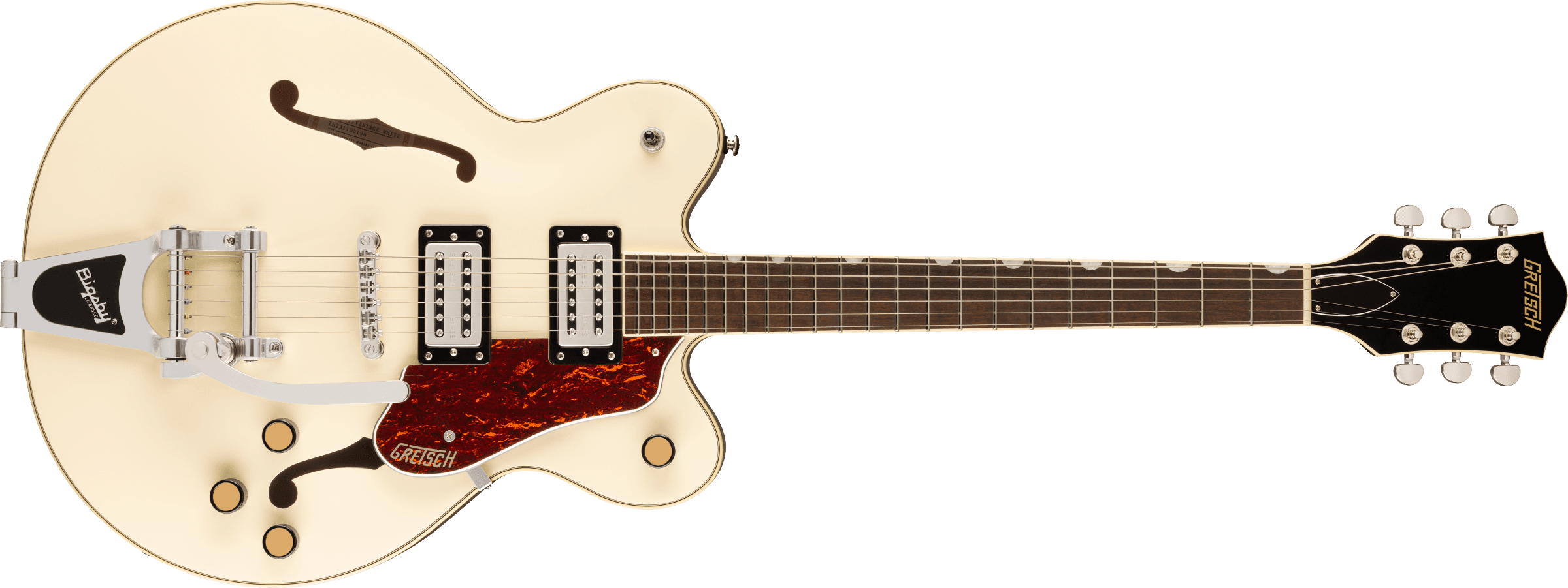 Gretsch Streamliner G2622T Centreblock Hollow Body Electric Guitar Vintage White