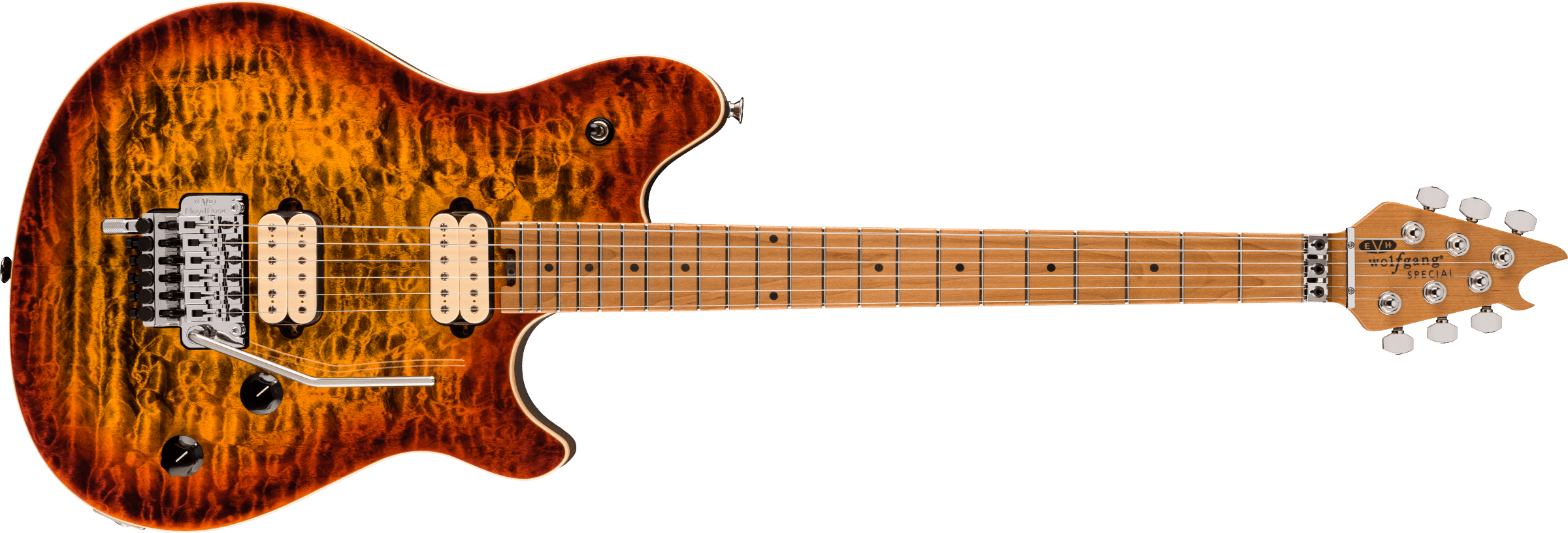 EVH Wolfgang Special QM Tiger Eye Glow