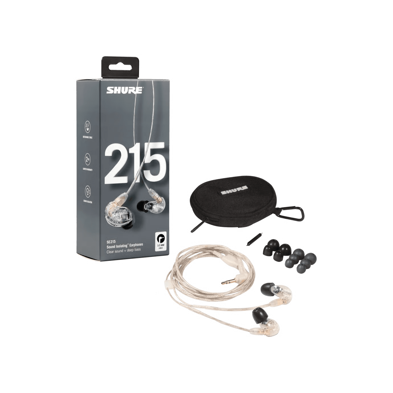 Shure SE215 Professional Sound Isolating Earphones