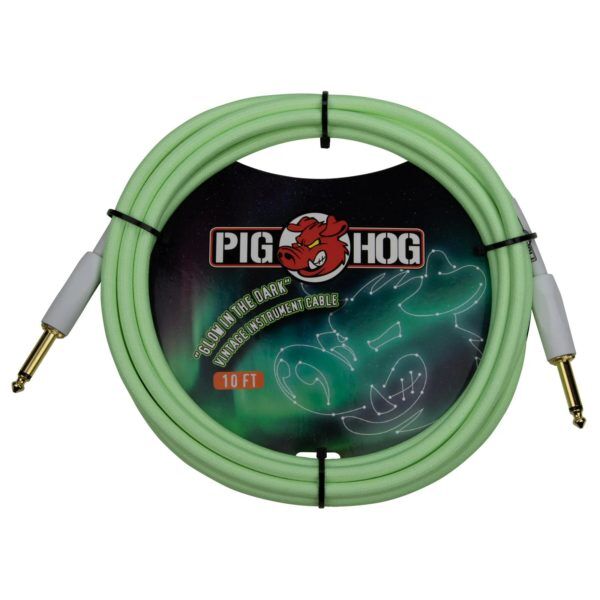 Pig Hog Glow In The Dark Woven Instrument Cables