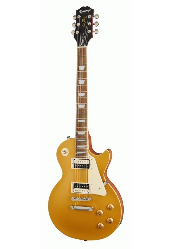 Epiphone Les Paul Classic Worn Metallic Gold Finish