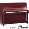 Yamaha U1J SC3 Silent Upright Piano Polished Mahogany