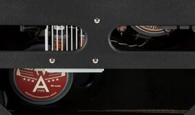 the Fender Hot Rod Deville 212 hosts Celestion speakers