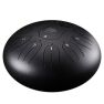 Opus Percussion 12" 11 note tongue drum Black