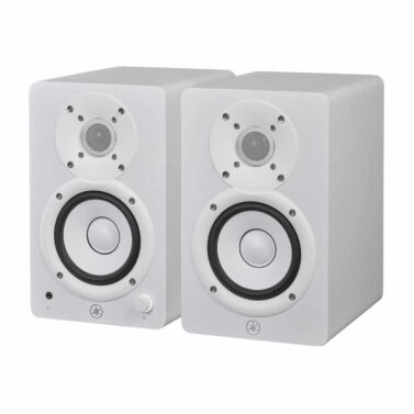 Yamaha hs4 active studio monitors white