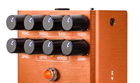 6205 Preamp tube onboard the MTG LA Tube Distortion Pedal