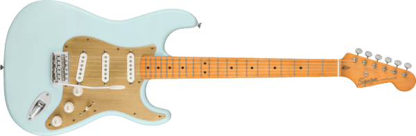 Squier 40th Anniversary Stratocaster Vintage Edition Satin Sonic Blue