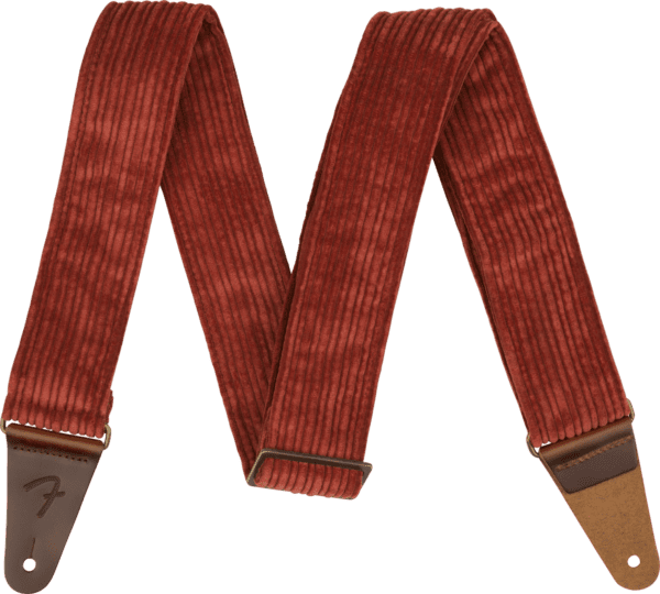 Fender Corduroy Straps Antique Cherry