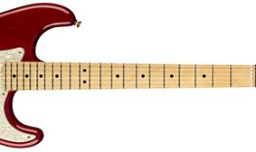 The Fender Tash Sultana signature Stratocaster boasts a 9.5" radius maple fingerboard