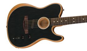 hollow Telecaster-inspired body of the Acoustasonic Player