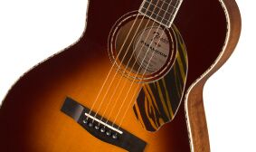 All solid timber construction of the Fender Paramount PO-220E Orchestra Acoustic Guitar