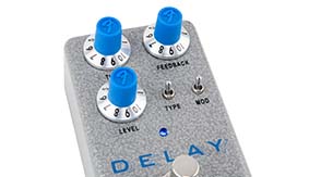 True bypass & road-worthy reliability of the Fender Hammertone Delay Pedal