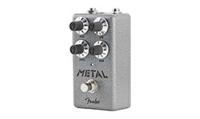 Fender Hammertone Metal Pedal offers internal tone controls for further tone shaping