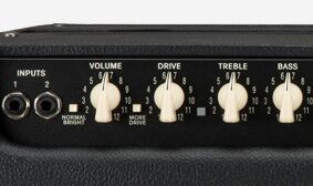 Esy to read control panel of the Fender Hot Rod Deville 212