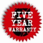 Casio 5-Year Warranty