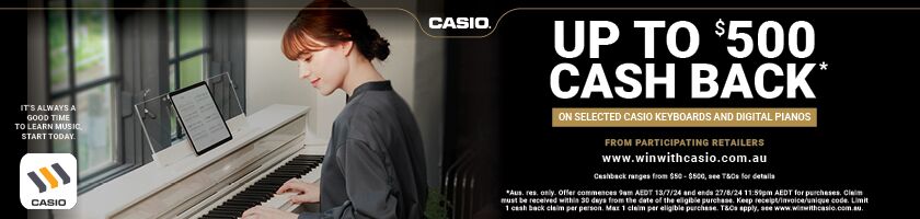 Mid-Year Casio Cashback 2024 banner