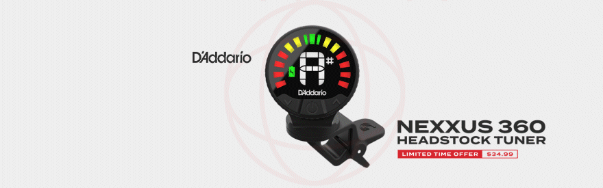 D'Addario Limited Time Killer Offers on Nexxus 360 Clip-On Tuner