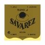 savarez 520j traditional classical guitar string set high tension