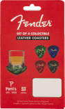 Fender Pick Shape Coasters Multi-Colour