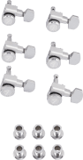 Fender Locking Machine Heads Set 6-in-line Polished Chrome