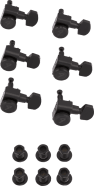 Fender Locking Machine Heads Set 6-in-line Black