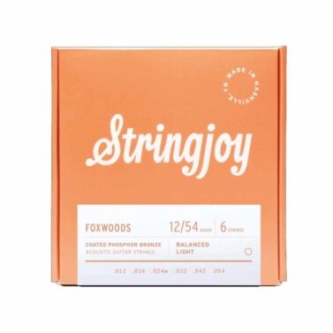 stringjoy foxwoods coated acoustic guitar string set SJ-FW1254