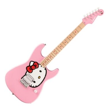 Squier Hello Kitty Stratocaster Limited Edition Pink